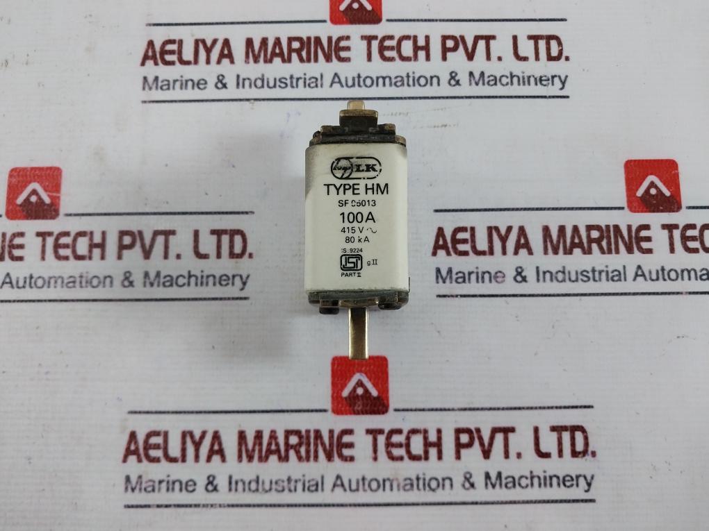 Larsen &Toubro Sf 95013 Fuse 100a 415v 80ka
