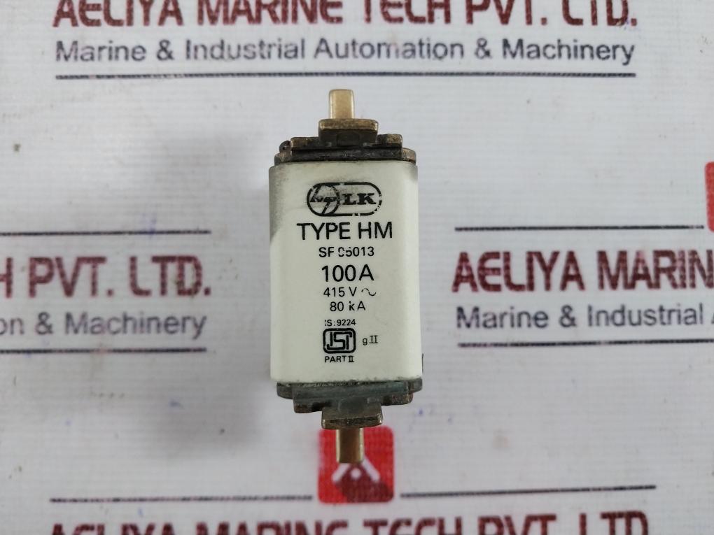 Larsen &Toubro Sf 95013 Fuse 100a 415v 80ka