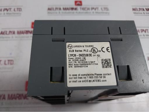 Larsen &Toubro Xlb Series Ltpcm-dn32Ub/Dc Plc Module I/O & Ethernet Connect