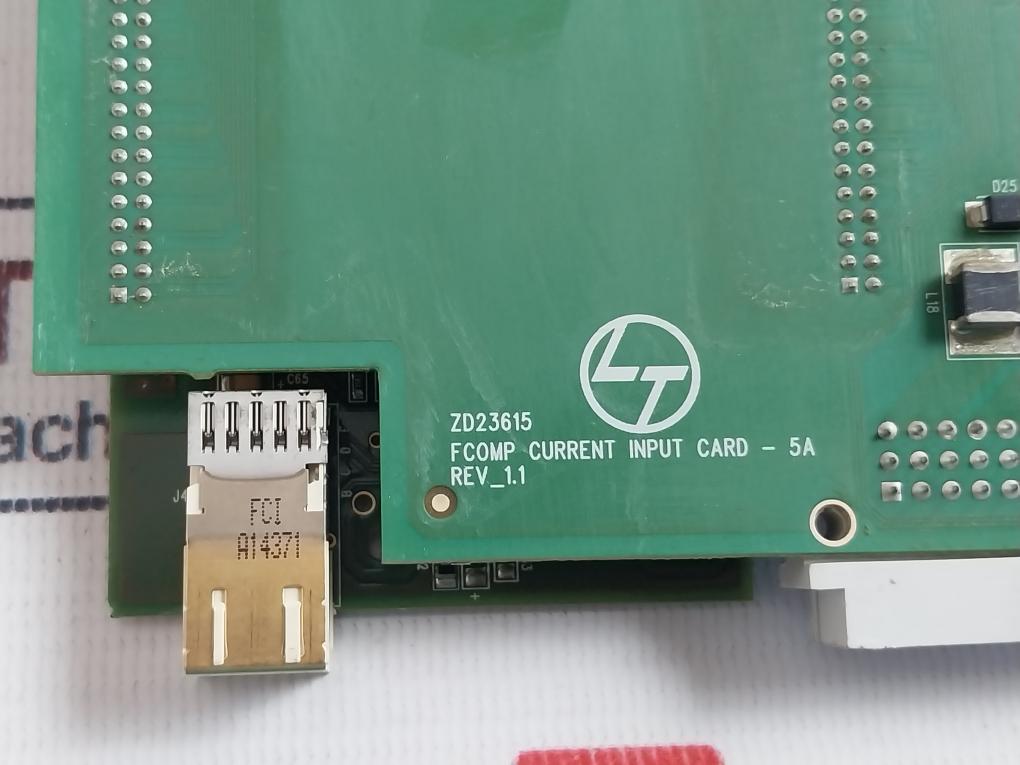 Larsen & Toubro Zd23606 Fcomp Current Input Card 94V