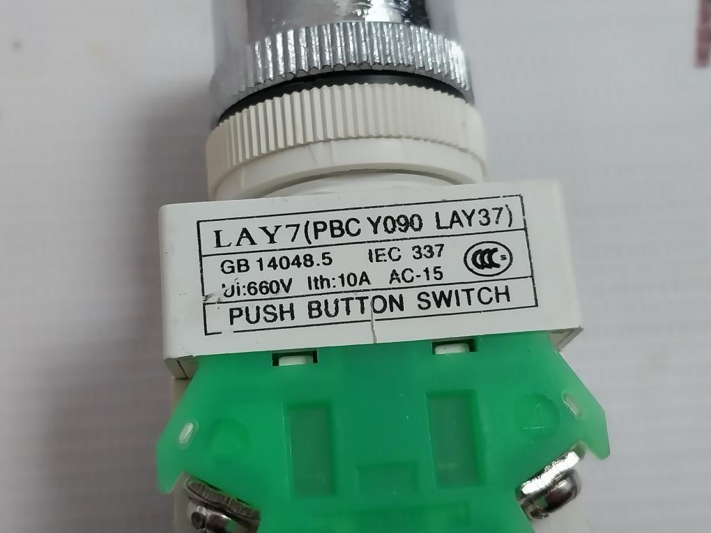 Lay7 (Pbc Y090 Lay37) Push Button Switch 660V 10A Ac-15