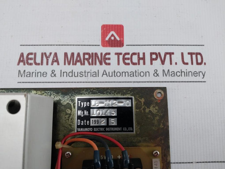 Lb-112-0 Thermo Transmitter Monitor Control Module Yamamoto Electric Ac200/220V