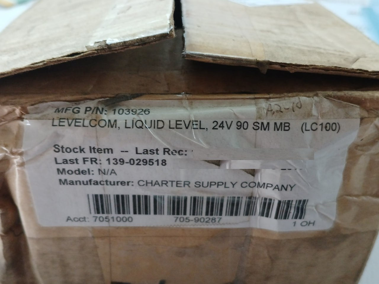 Lc-100 103926 Tms Levelcom 24 Vdc Liquid Level Computer