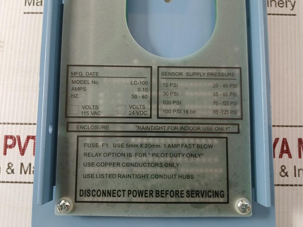 Lc-100 Tms 50-60Hz 24Vdc 0.10A Levelcom-100 Liquid Tank Level Computer Module