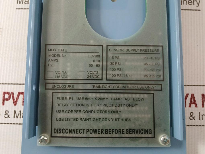 Lc-100 Tms 50-60Hz 24Vdc 0.10A Levelcom-100 Liquid Tank Level Computer Module