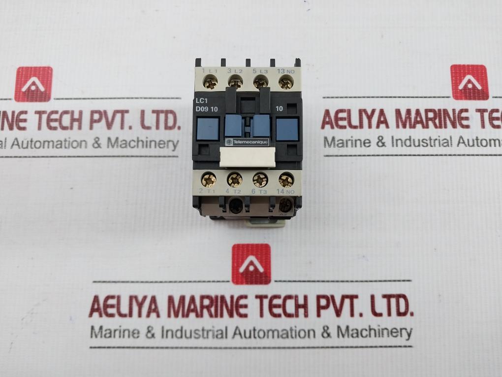 Lc1 D09 10 Telemecanique Contactor 1000V/25A/50-60Hz
