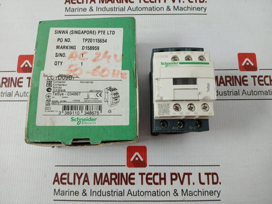 Lc1D09B7 Tesys D Contactor Schneider Electric Ac 220/240V 11A