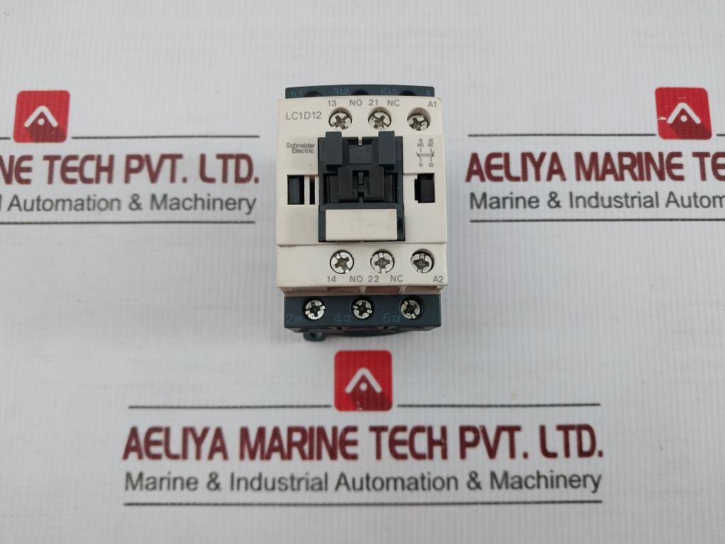 Lc1D12 Schneider Electric 3-pole Ac Power Contactor 50/60Hz 600V