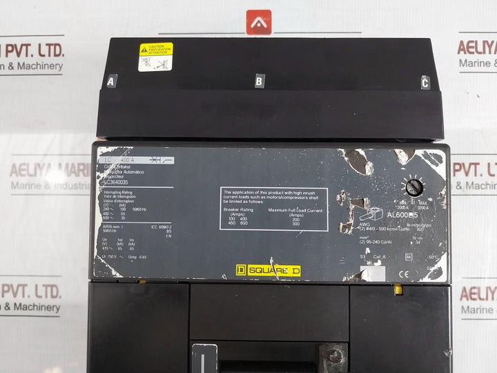 Lc3640035 Motor Circuit Protector 750V/400A/50-60Hz Square D