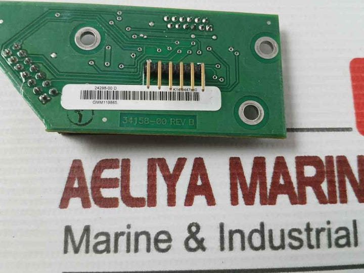 Lcd Display Screen Printed Circuit Board Rev: B 34158-00 / 24298-00