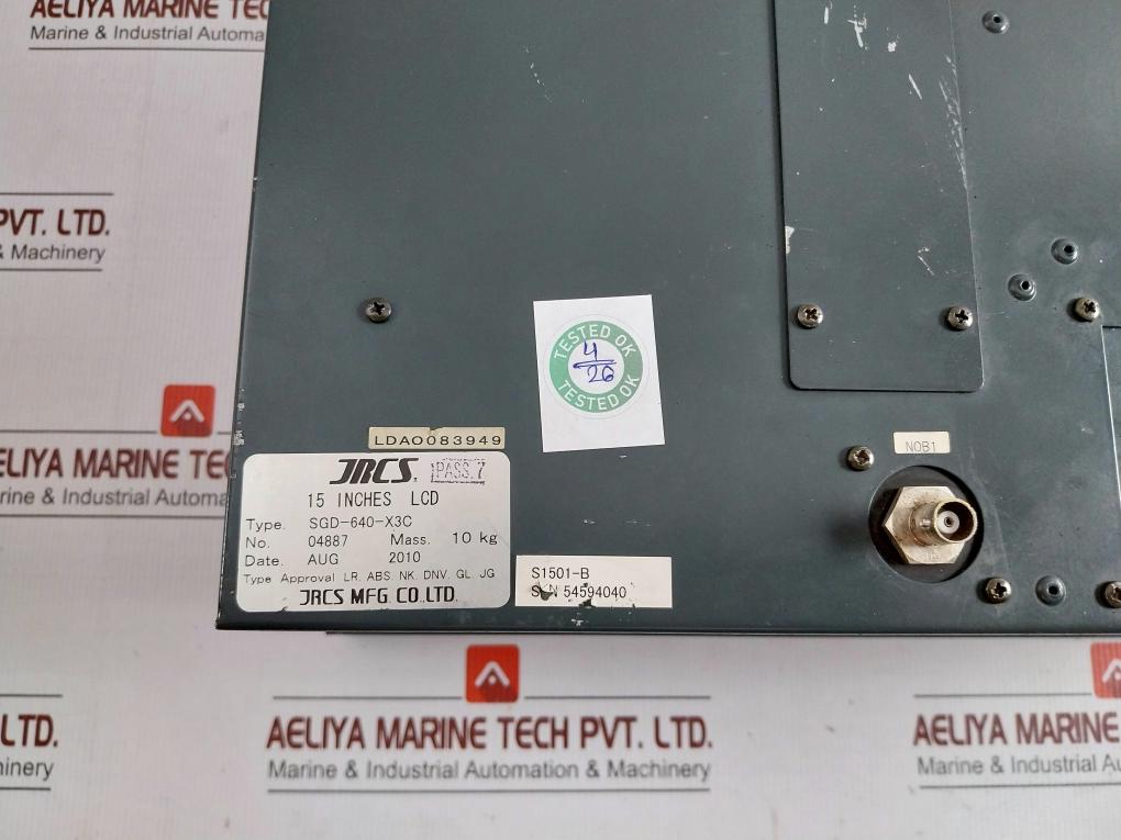 Lcd Graphic Terminal Panel Sgd-640-x3C Jrcs 15 Inches
