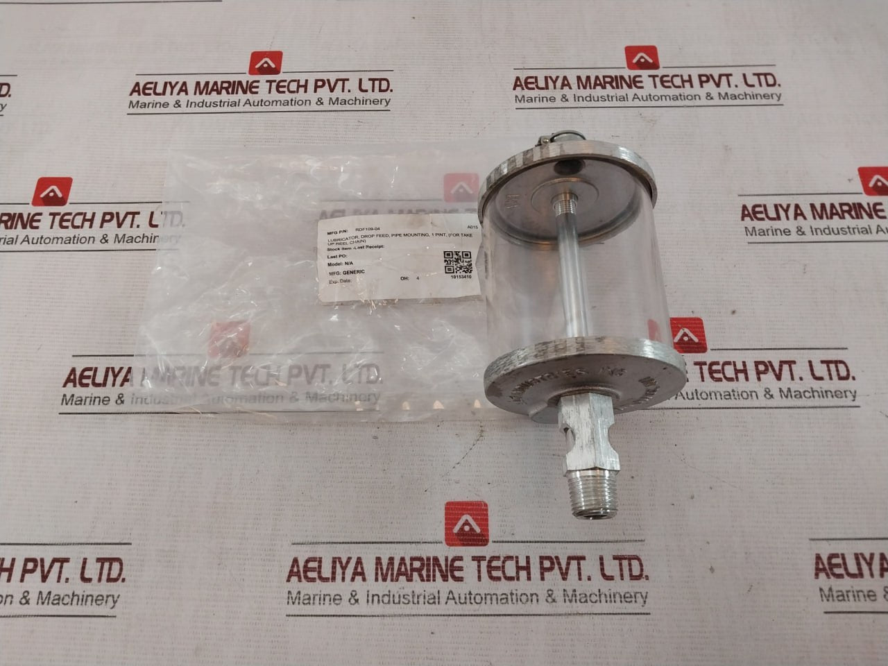 Ldi Industries Rdf109-04 Oil Drop Feed Reservoir Lubricator 1-pint 1/2 Inch Nptf