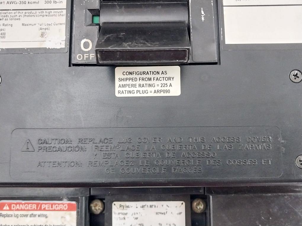 Le36225Ls Electronic Trip Circuit Breaker Square D/Schneider Electric 250A