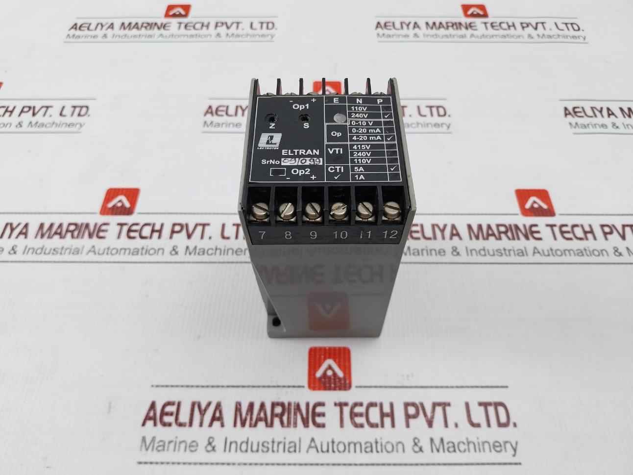 Lectrotek Systems Electrical Current Voltage Transducer 4-20 Ma 0-5 Amp