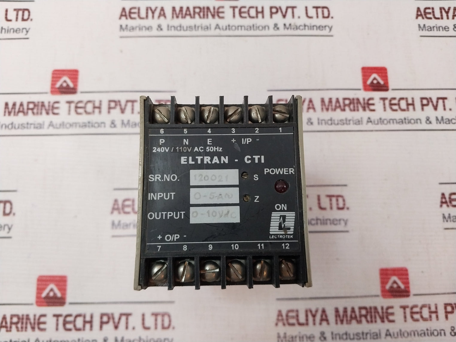 Lectrotek Systems Eltran - Cti Electrical Current Voltage Transducer 240V/110Vac