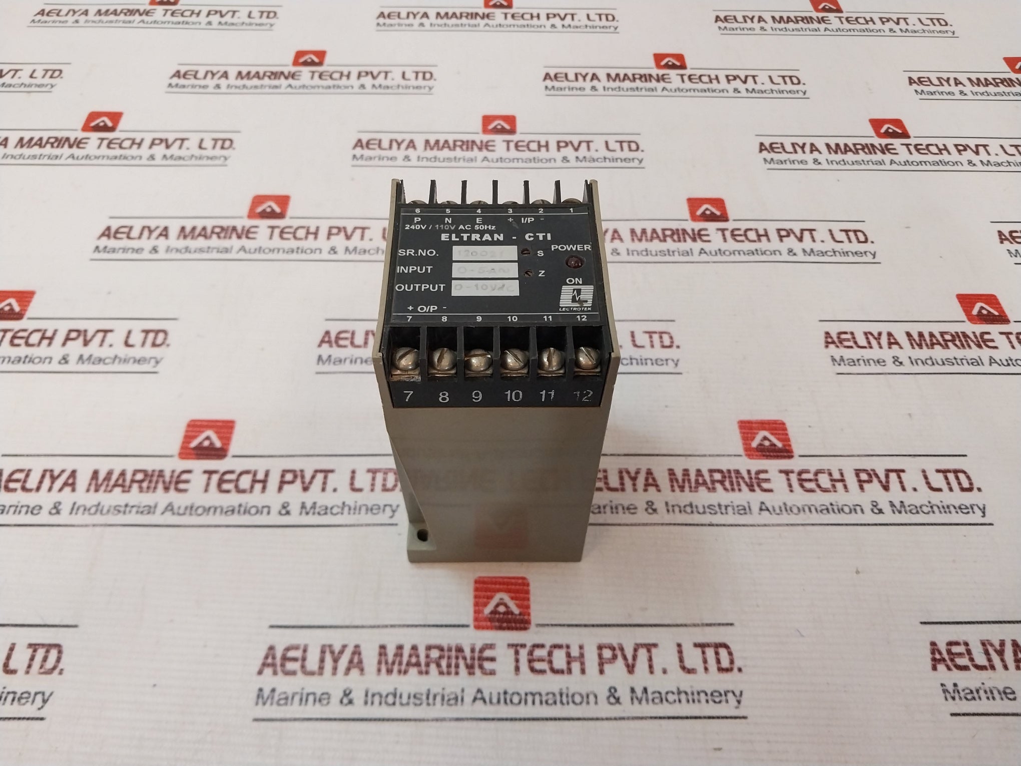 Lectrotek Systems Eltran - Cti Electrical Current Voltage Transducer 240V/110Vac