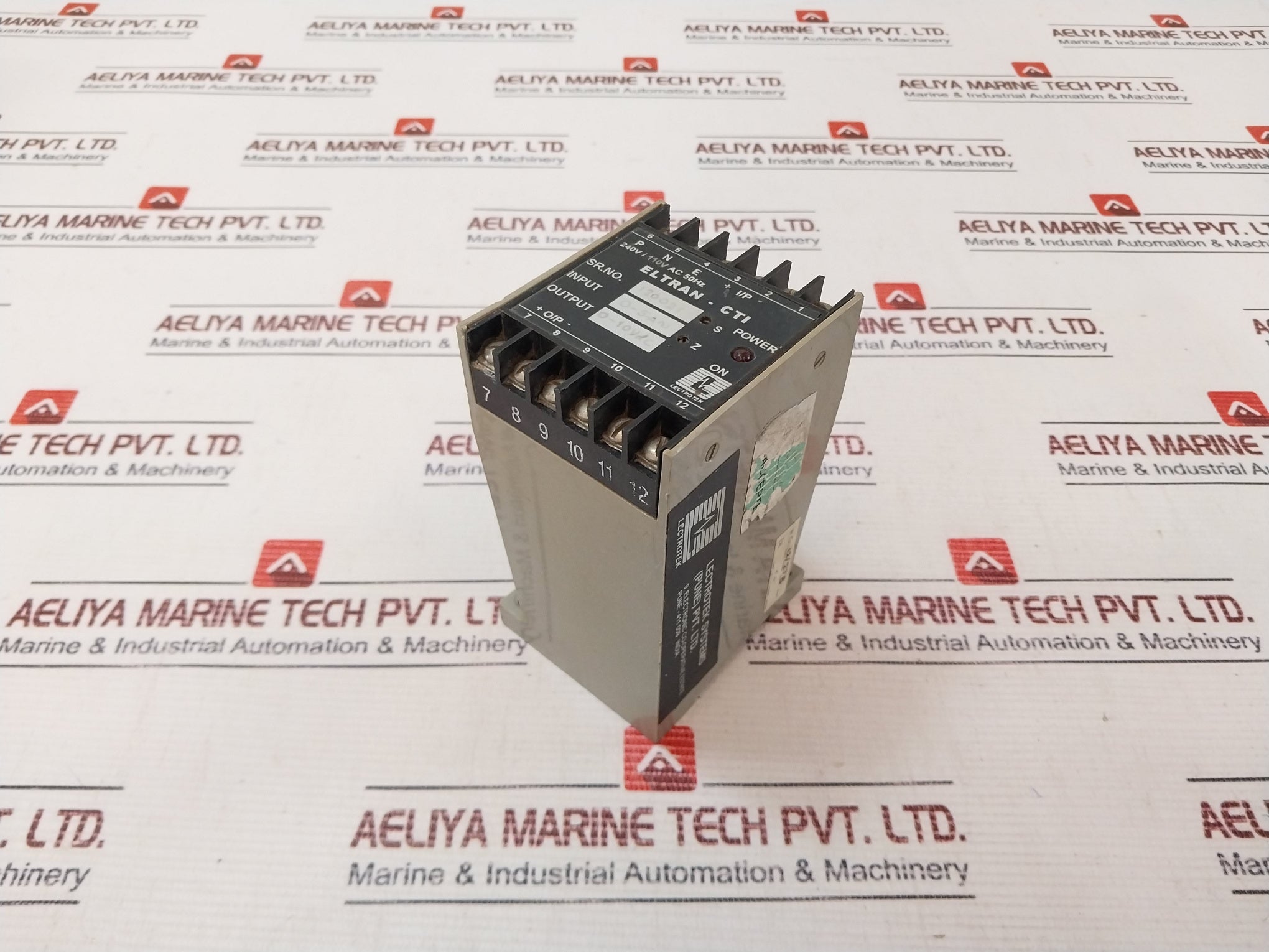 Lectrotek Systems Eltran - Cti Electrical Current Voltage Transducer 240V/110Vac