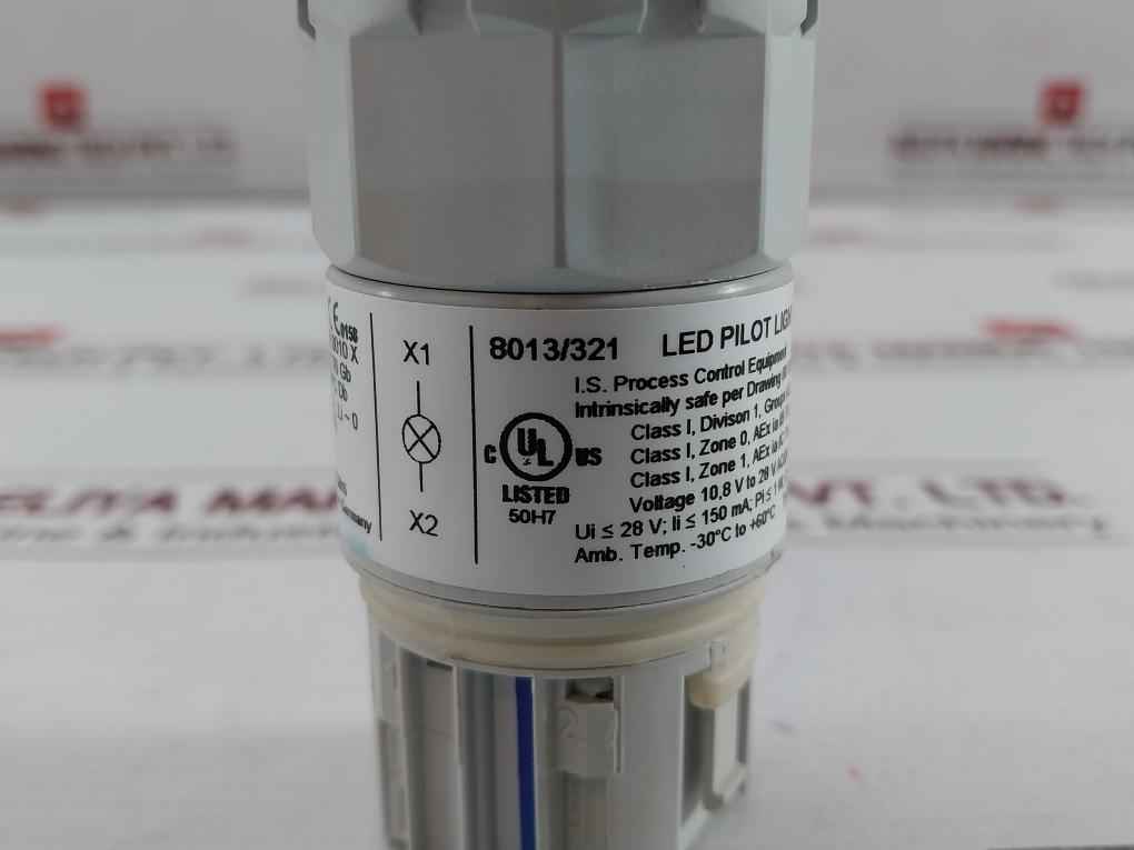 Led Pilot Light Set 8013/321 Stahl  10,8 V... 28V Ac/Dc
