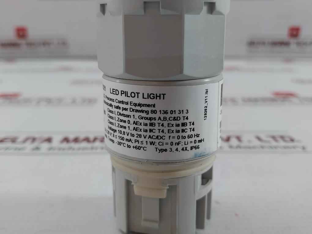 Led Pilot Light Set 8013/321 Stahl  10,8 V... 28V Ac/Dc