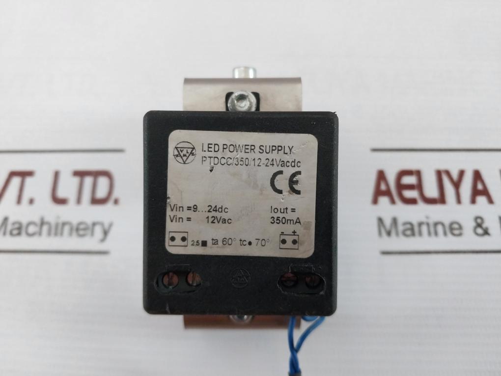 Led Power Supply Ptdcc/350/12-24Vacdc 9-24Dc 12Vac 350Ma 60C 70C