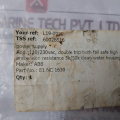 Lee-dickens 81nc-1630 Power Supply Unit Series 81