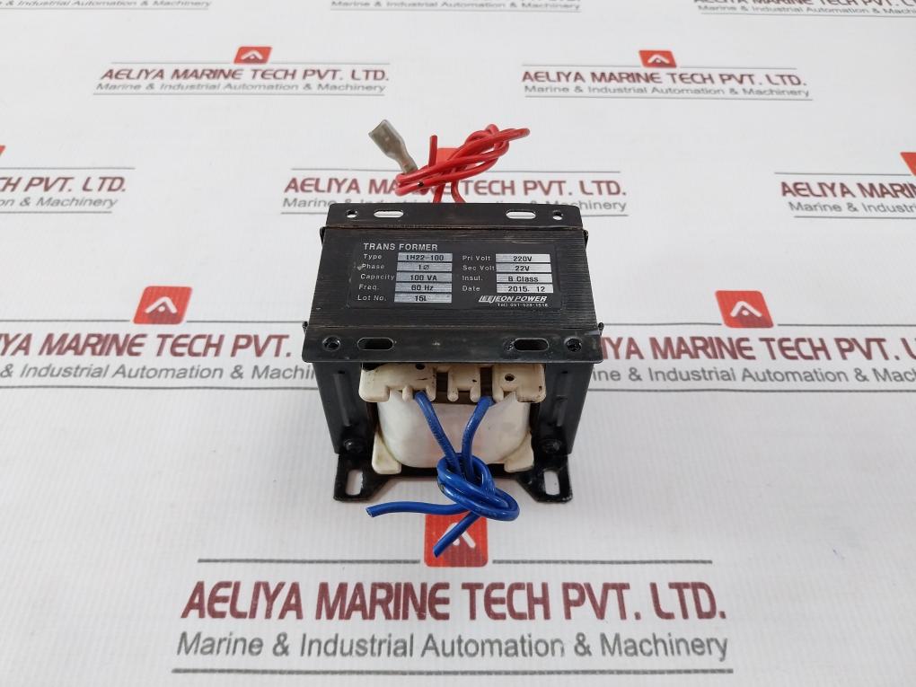 Leejeon Power Lh22-100 Single Phase Transformer 100 Va 60 Hz 220V Ac