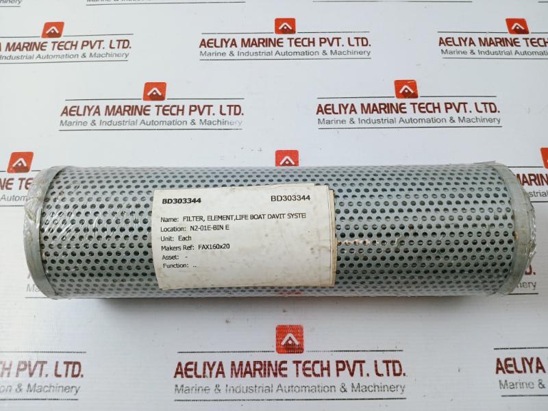 Leemin Fax160x20 Hydraulic Filter Element Bd303344