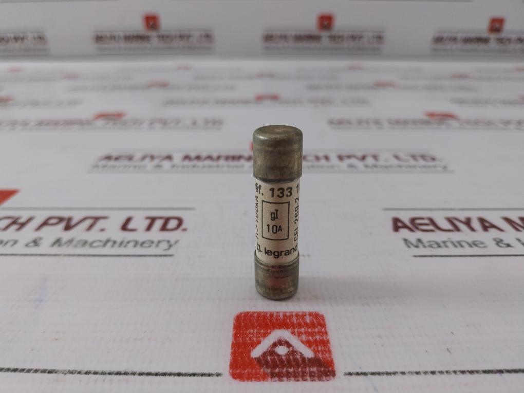 Legrand 133 10 Fuse Cartridge 10A 500V~ Cei 269-1 (1 Box = 6Pcs)