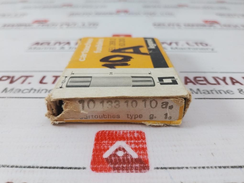 Legrand 133 10 Fuse Cartridge 10A 500V~ Cei 269-1 (1 Box = 6Pcs)