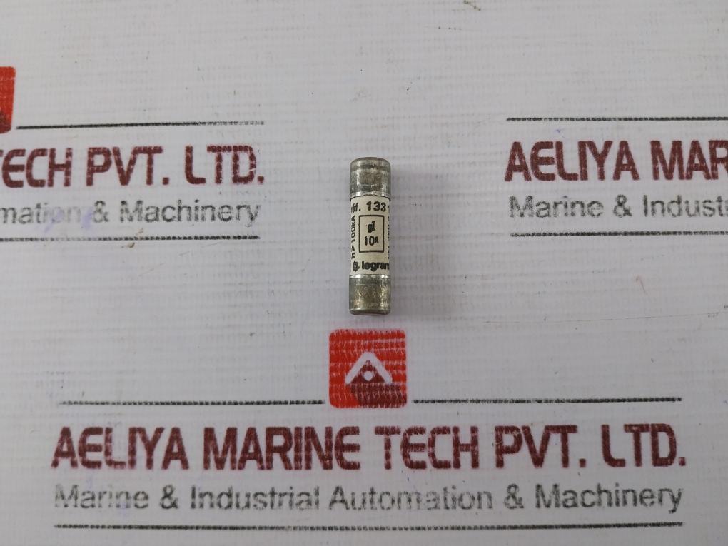 Legrand 133 10 Fuse Cartridge 10A 500V~ Cei 269-1 (1 Box = 6Pcs)