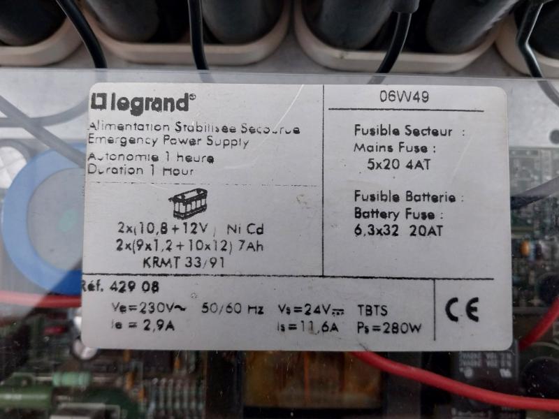 Legrand 50/60 Hz Emergency Power Supply Unit 429 08