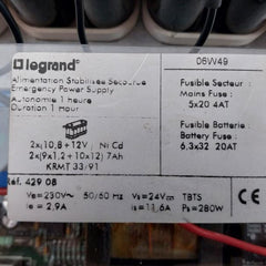 Legrand 50/60 Hz Emergency Power Supply Unit 429 08