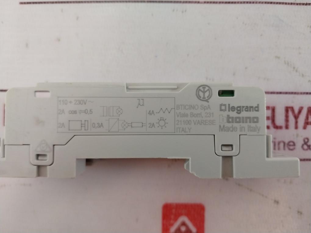 Legrand Bt-f411/4 4 Independent Relay Actuator 18W47 070 2A