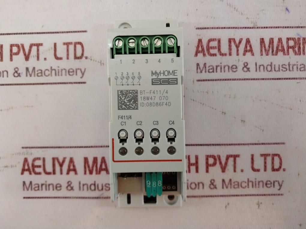 Legrand Bt-f411/4 4 Independent Relay Actuator 18W47 070 2A