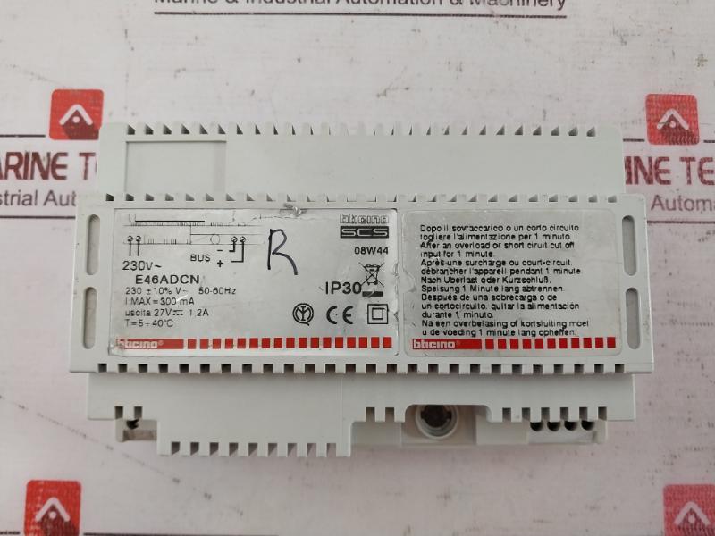 Legrand E46Adcn Power Supply 230V Ip30 300Ma 27V 1,2A