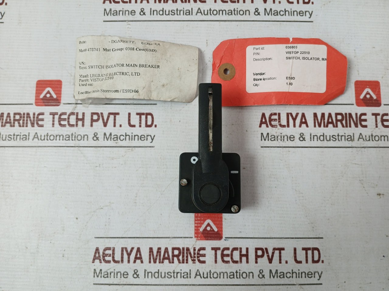 Legrand Electric Vistop 22510 Switch Isolator Main Breaker 036803