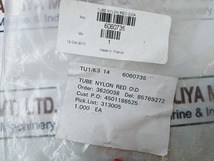 Legris 6060735 Nylon Red Tube O/D4