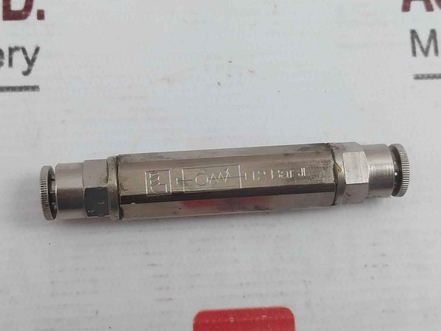 Legris Non Return Valve Fitting 12Bar C6