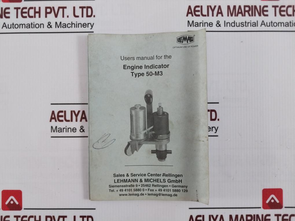 Lehmann & Michels Lemag 50-m3 Engine Indicator Set 150Bar 50Z1