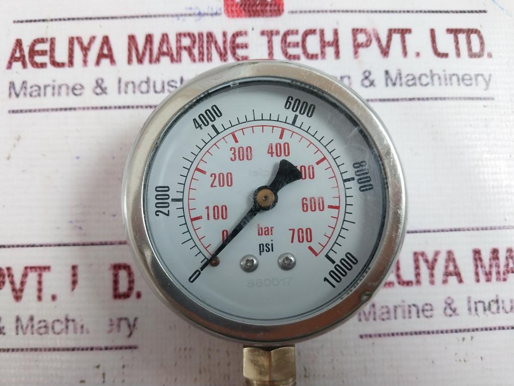 Leipa 880017 Pressure Gauge 0-700 Bar/0-10000 Psi