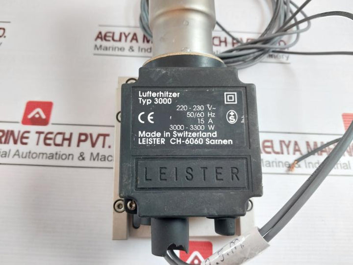 Leister 3000 Air Heater 220-230V 50/60Hz 15A 3000-3300W 1100V
