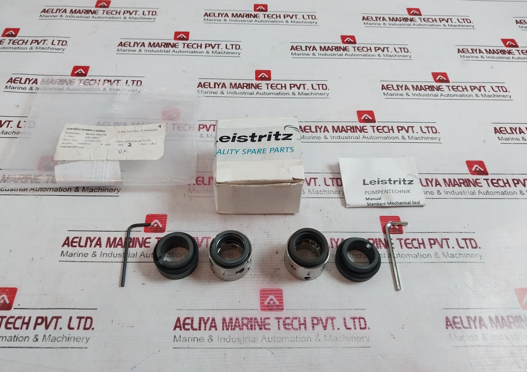 Leistritz Pumpen 0220/780/001 Mechanical Seal Anga L3Ng-038/076-afoui-g