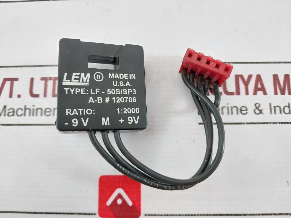 Lem Lf-50S/Sp3 Current Transducer Module -9V M + 9V
