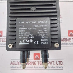 Lem Lv200-aw/2/3200 Voltage Module ±15V To ±24V