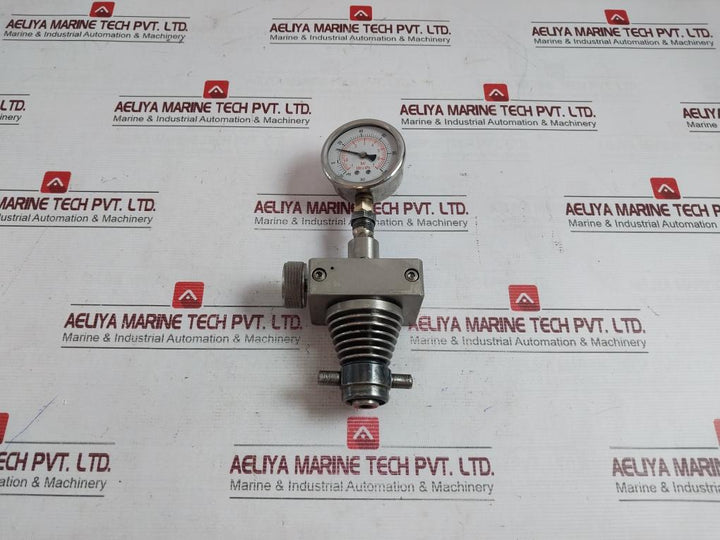 Lemag Ls 17557 Pressure Indicator Inhg -30 To 100Psi -1 To 7Bar 100 X Kpa