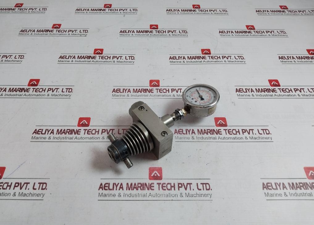 Lemag Ls 17557 Pressure Indicator Inhg -30 To 100Psi -1 To 7Bar 100 X Kpa