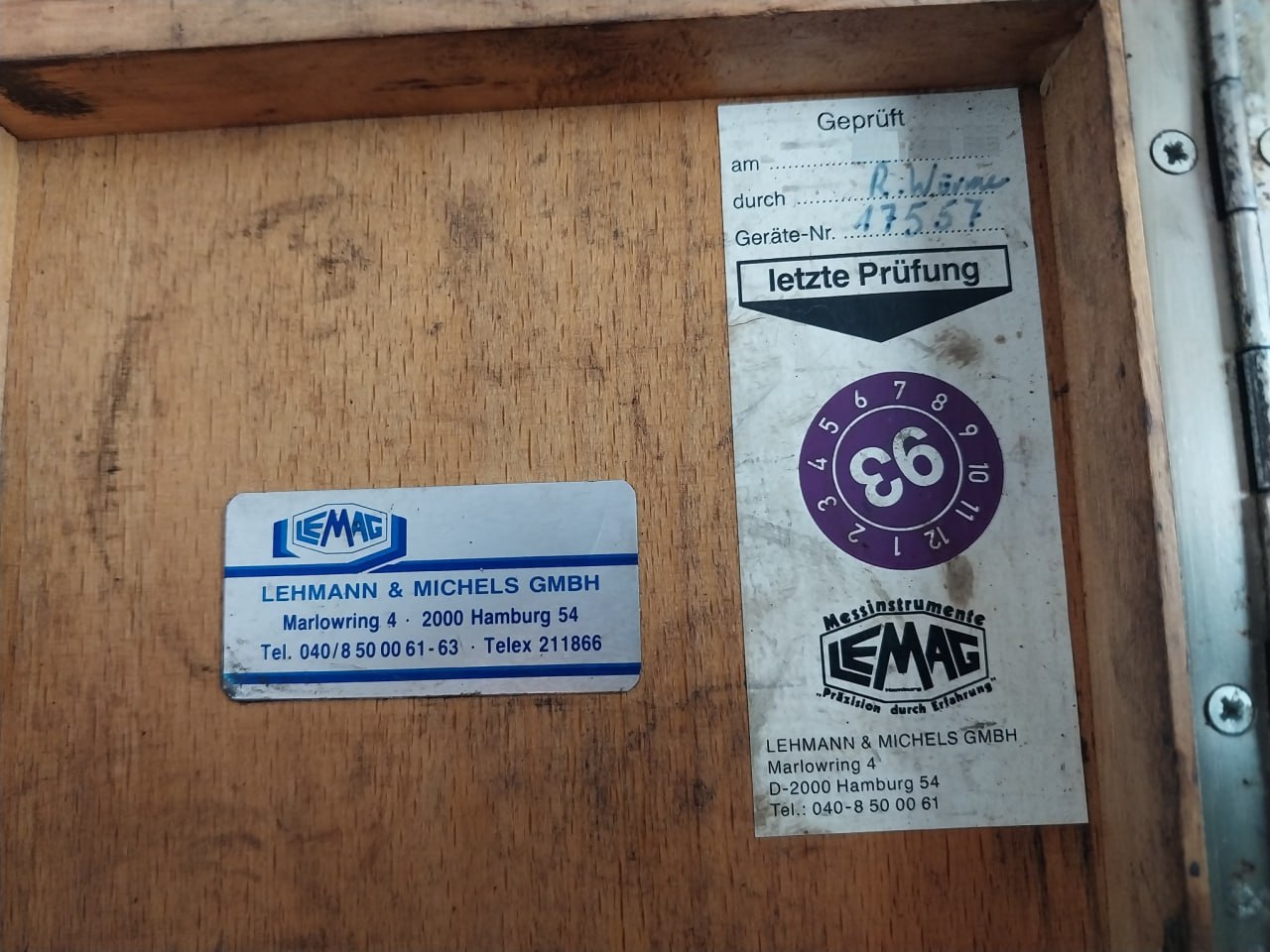 Lemag Ls 17557 Pressure Indicator Inhg -30 To 100Psi -1 To 7Bar 100 X Kpa