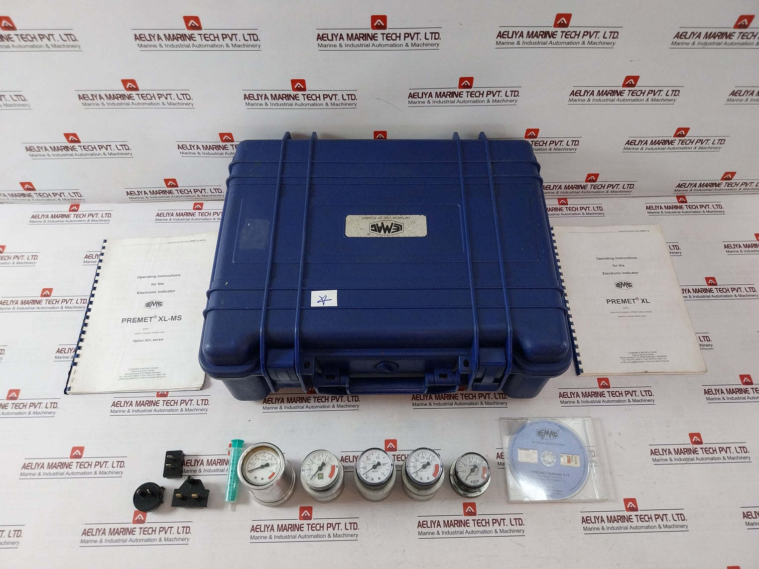 Lemag Premet Xl Electronic Indicator Set Ze4369-cdr-a80A Az0 An Ft (Incomplete)