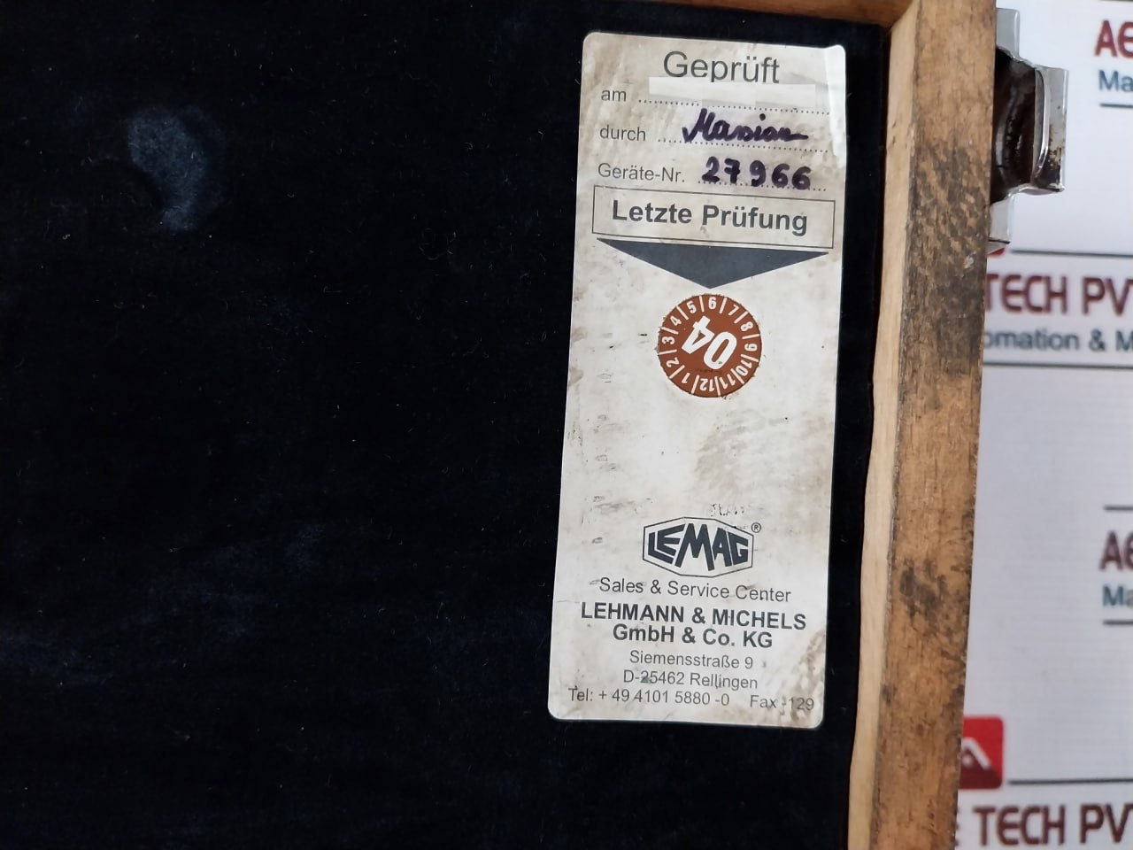 Lemag Ls 180 Peak Pressure Indicator 27966