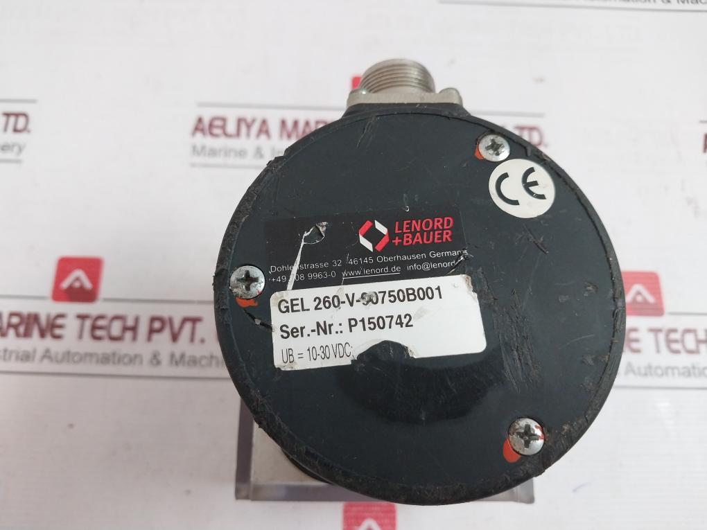 Lenord+Bauer Gel 260-v-90750B001 Magnetic Incremental Encoder 10-30 Vdc